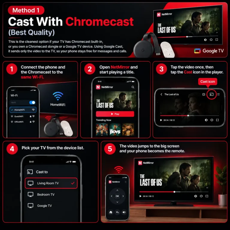 How Cast NetMirror to TV