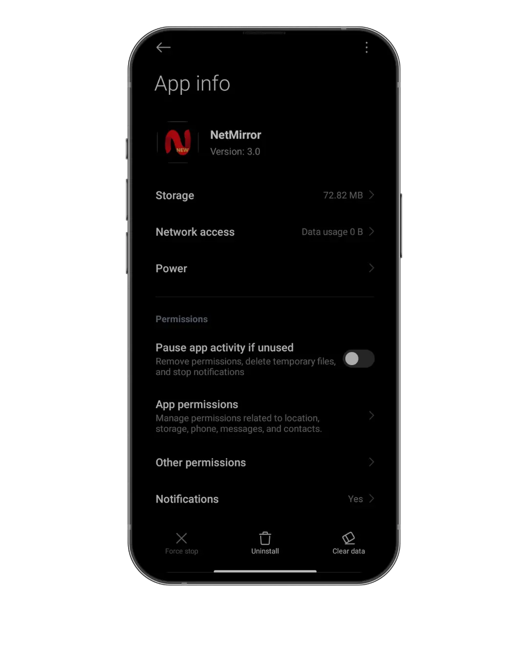 NetMirror screenshot