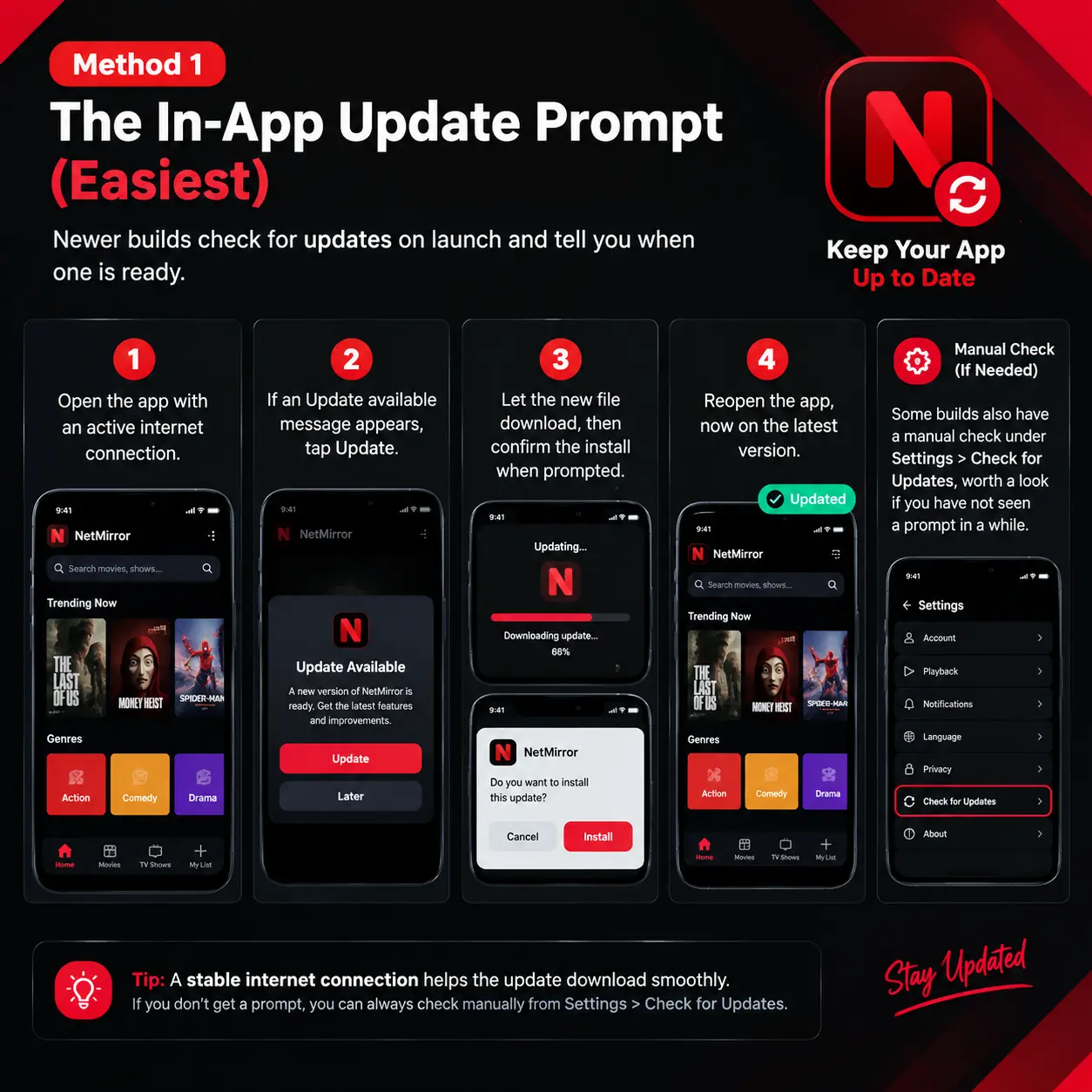 update netmirror